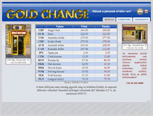 Tablet Screenshot of goldchange.hu